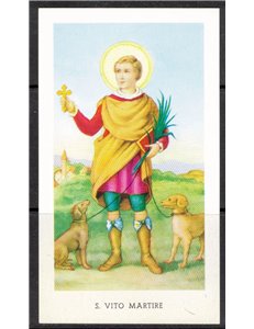 SANTINO (HOLY CARD) S. Vito Martire ediz. EGIM n° 65