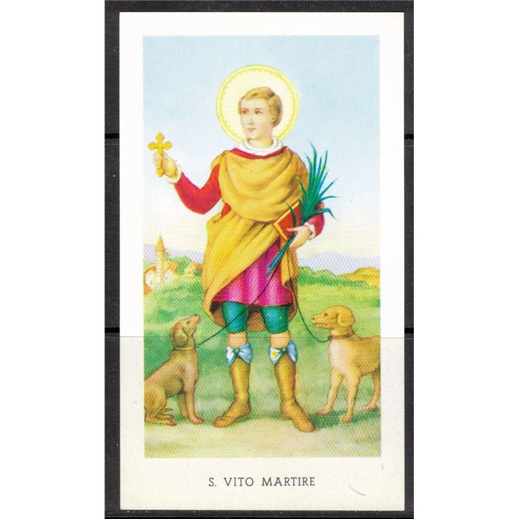 SANTINO (HOLY CARD) S. Vito Martire ediz. EGIM n° 65