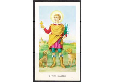 SANTINO (HOLY CARD) S. Vito Martire ediz. EGIM n° 65