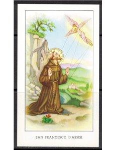 SANTINO (HOLY CARD) San Francesco d'Assisi ediz. EGIM n° 69