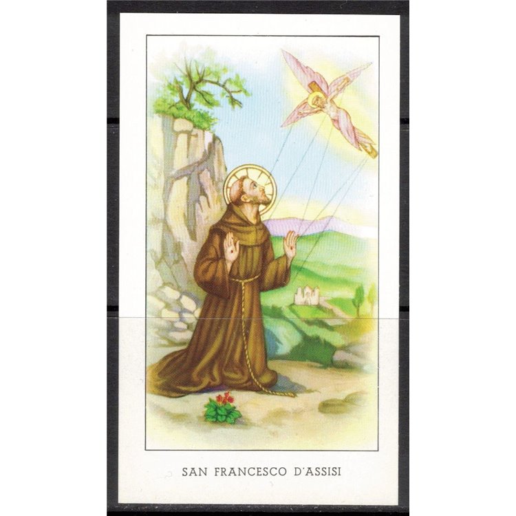 HOLY CARD Saint Francis of Assisi, EGIM edition no. 69