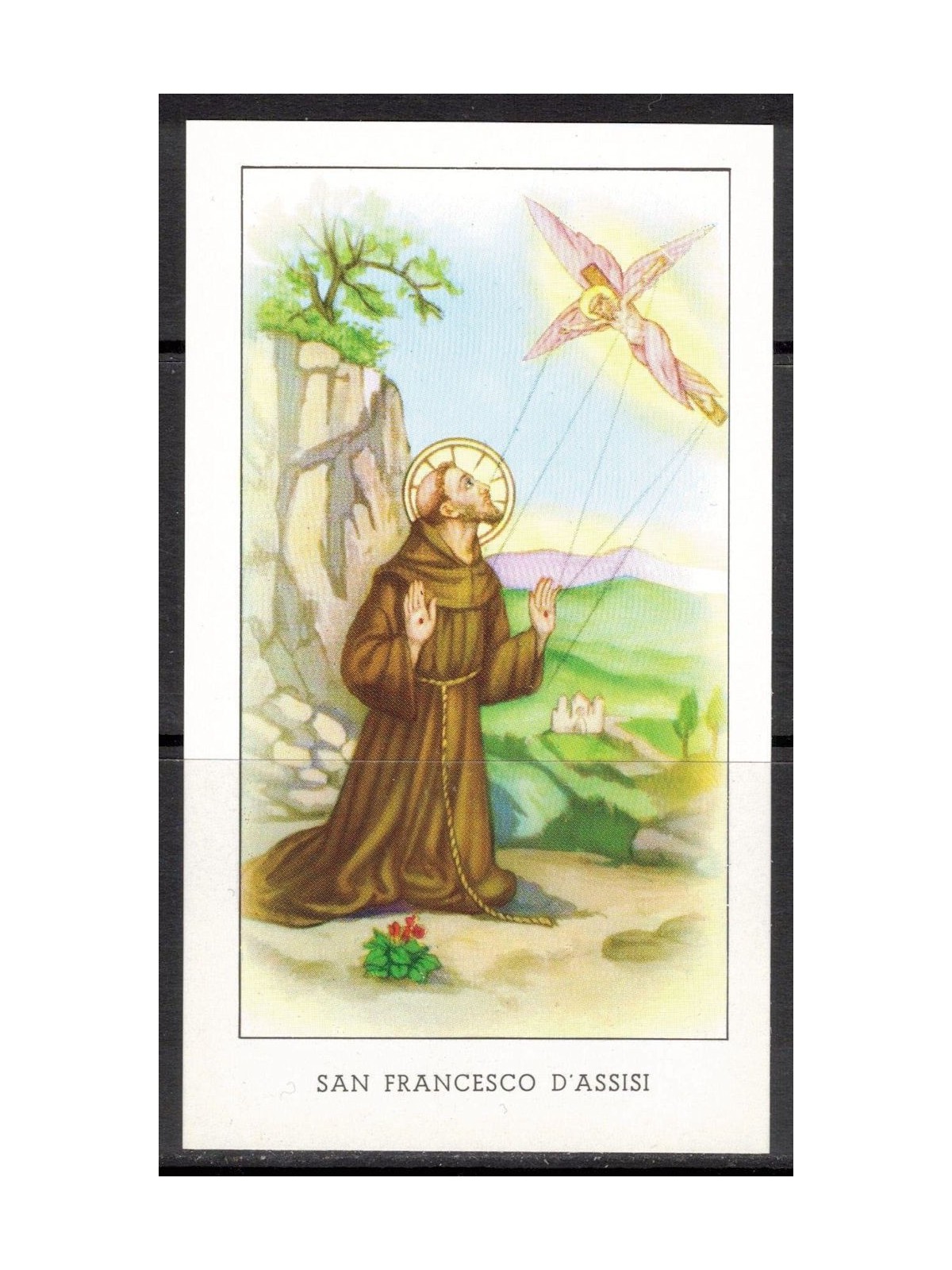 HOLY CARD Saint Francis of Assisi, EGIM edition no. 69
