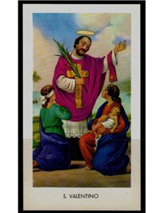 SANTINO (HOLY CARD) S. Valentino ed. EGIM n° 71