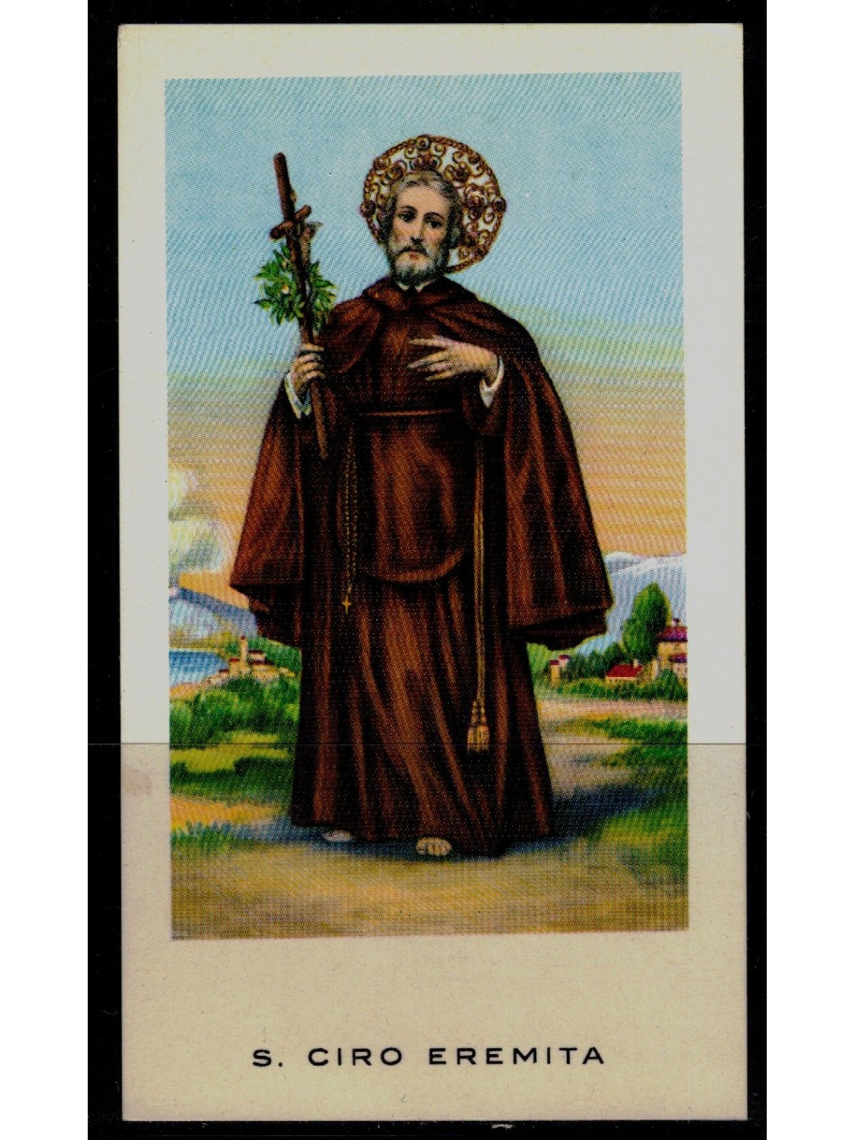 SANTINO (HOLY CARD) S. Ciro Eremita ediz. EGIM n° 72