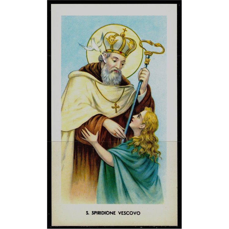 SANTINO (HOLY CARD) S. Spiridione Vescovo ediz. EGIM n° 74