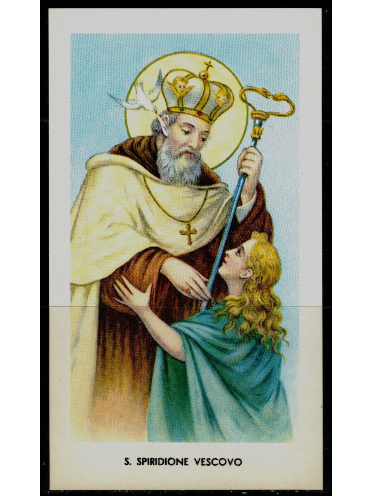HOLY CARD St. Spyridon Bishop, EGIM edition no. 74
