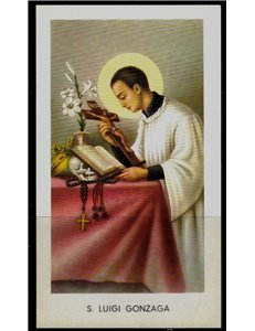 SANTINO (HOLY CARD) S. Luigi Gonzaga ediz. EGIM n° 76