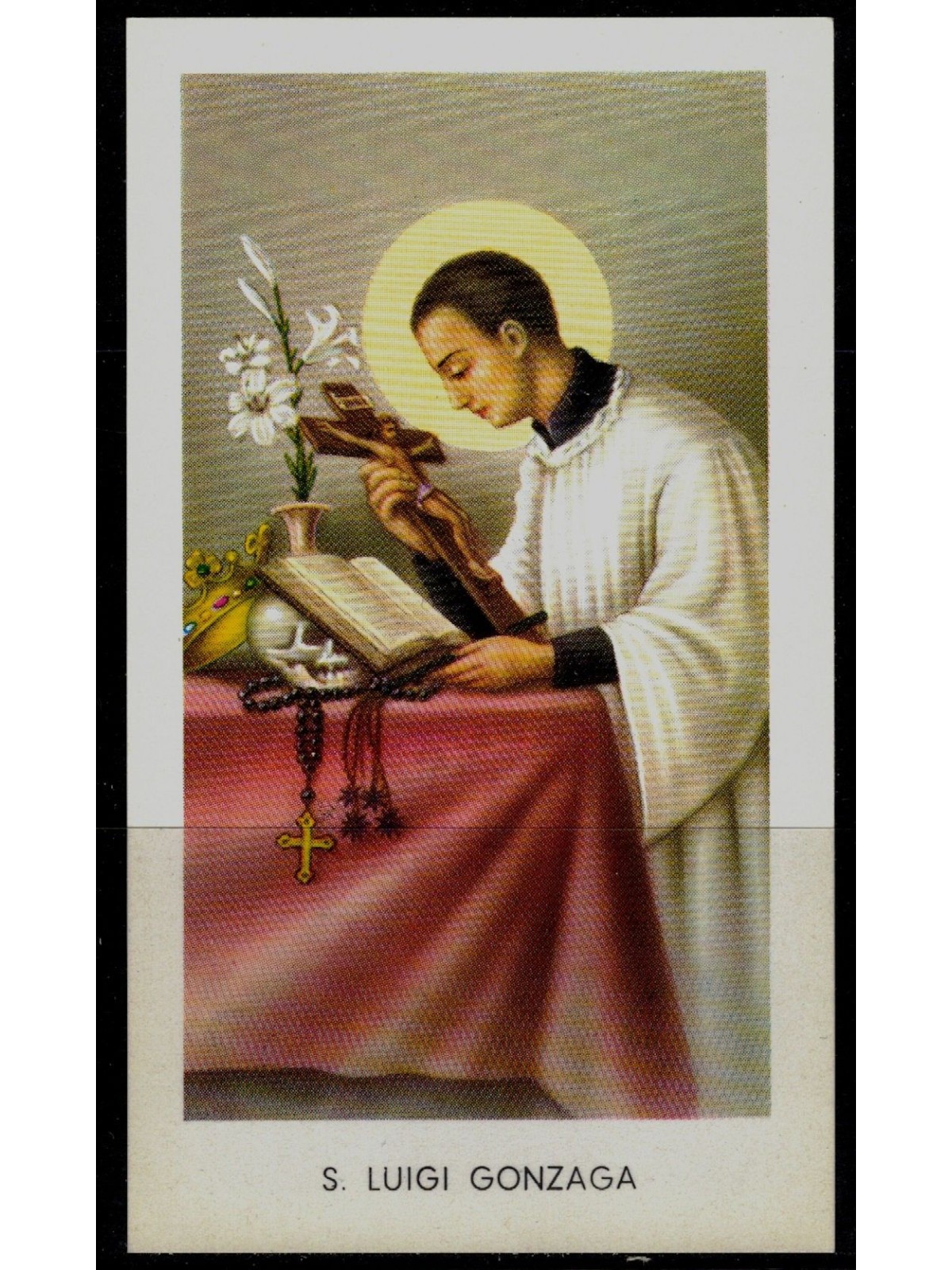 HOLY CARD St. Aloysius Gonzaga, EGIM edition no. 76