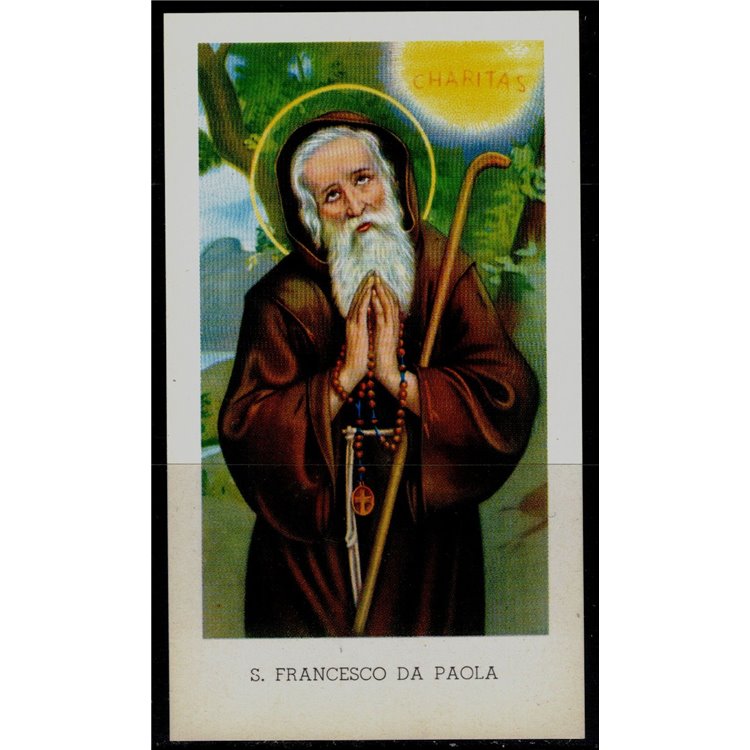HOLY CARD St. Francis of Paola, EGIM edition no. 79 bis