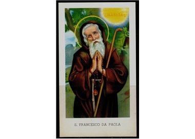 HOLY CARD St. Francis of Paola, EGIM edition no. 79 bis