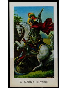 SANTINO (HOLY CARD) S. Giorgio Martire ediz. EGIM n° 81 bis