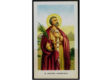 SANTINO (HOLY CARD) S. Pietro Apostolo ediz. EGIM n° 82