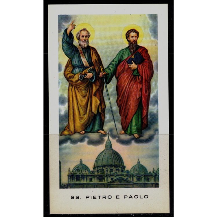 SANTINO (HOLY CARD) SS. Pietro e Paolo ediz. EGIM n° 83