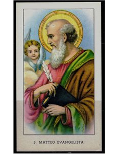 SANTINO (HOLY CARD) S. Matteo Evangelista ed. EGIM n° 86
