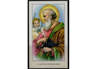 SANTINO (HOLY CARD) S. Matteo Evangelista ed. EGIM n° 86