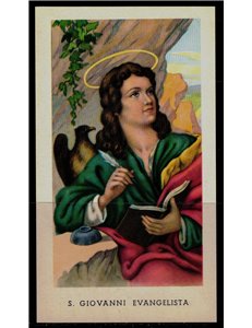 SANTINO (HOLY CARD) S. Giovanni Evangelista ediz. EGIM n° 87