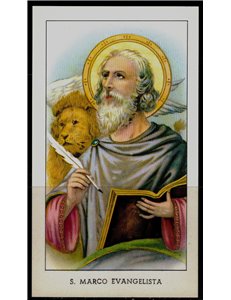 SANTINO (HOLY CARD) S. Marco Evangelista ediz. EGIM n° 88