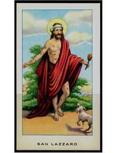 HOLY CARD Saint Lazarus, EGIM edition no. 92