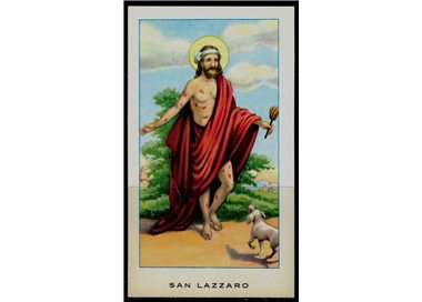 SANTINO (HOLY CARD) San Lazzaro ediz. EGIM n° 92