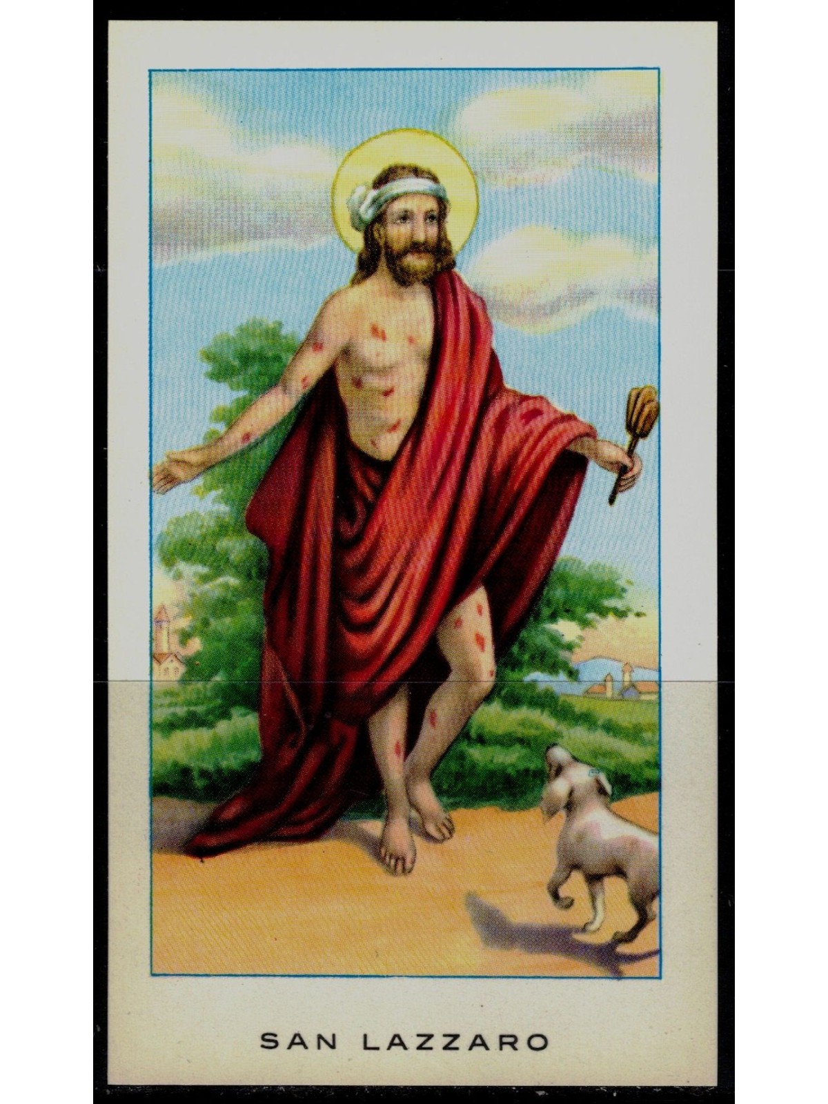 HOLY CARD Saint Lazarus, EGIM edition no. 92