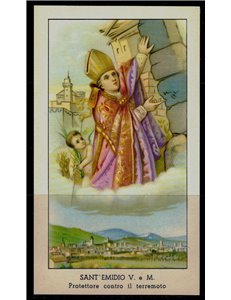 SANTINO (HOLY CARD) Sant'Emidio ed. EGIM n° 93