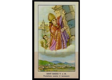 SANTINO (HOLY CARD) Sant'Emidio ed. EGIM n° 93