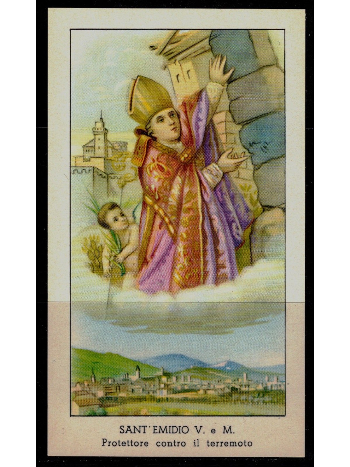SANTINO (HOLY CARD) Sant'Emidio ediz. EGIM n° 93