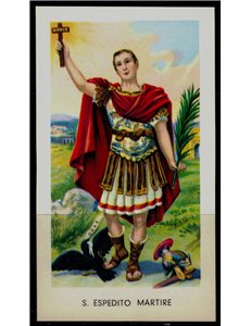 SANTINO (HOLY CARD) S. Espedito Martire ediz. EGIM n° 94