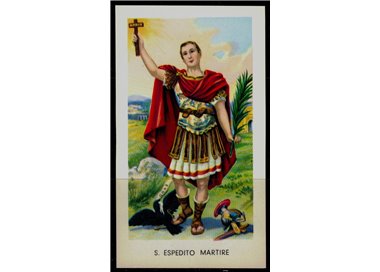 SANTINO (HOLY CARD) S. Espedito Martire ediz. EGIM n° 94