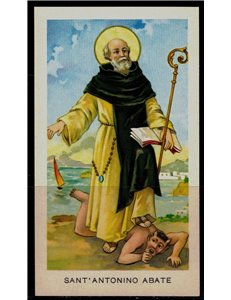SANTINO (HOLY CARD) Sant'Antonino Abate ediz. EGIM n° 97