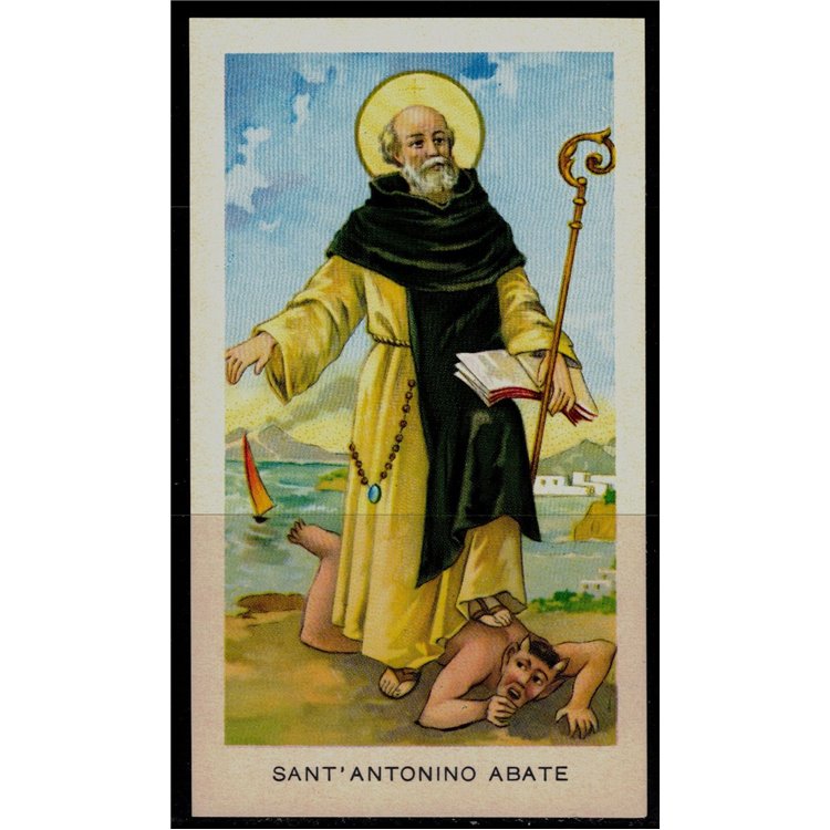 SANTINO (HOLY CARD) Sant'Antonino Abate ed. EGIM n° 97