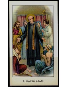 SANTINO (HOLY CARD) S. Mauro Abate ed. EGIM n° 98
