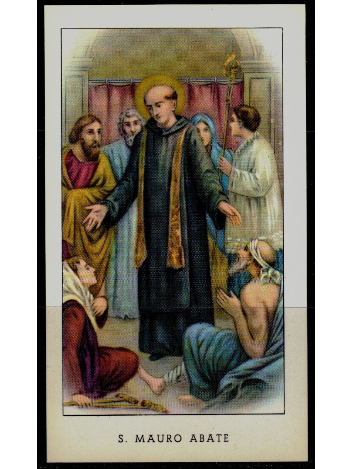 SANTINO (HOLY CARD) S. Mauro Abate ed. EGIM n° 98