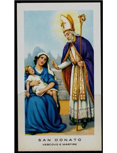 SANTINO (HOLY CARD) San Donato ed. EGIM n° 103
