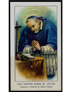 HOLY CARD Saint Alphonsus Maria de' Liguori, EGIM edition no. 106