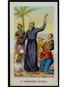 SANTINO (HOLY CARD) S. Francesco Saverio ediz. EGIM n° 110