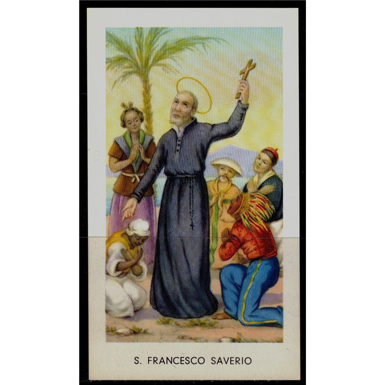 SANTINO (HOLY CARD) S. Francesco Saverio ediz. EGIM n° 110