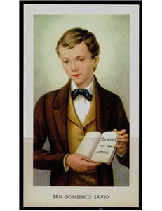 HOLY CARD Saint Dominic Savio, EGIM edition no. 114