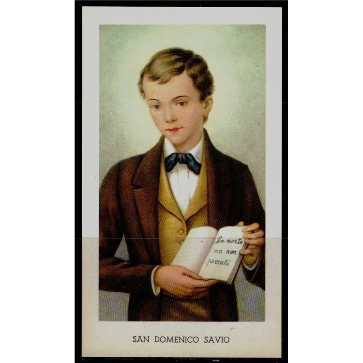 SANTINO (HOLY CARD) San Domenico Savio ediz. EGIM n° 114