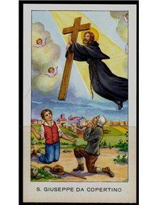 SANTINO (HOLY CARD) S. Giuseppe da Copertino ediz. EGIM n° 175