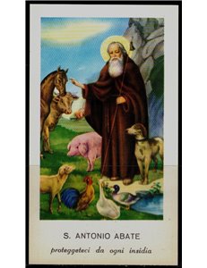 HOLY CARD St. Anthony the Abbot, EGIM edition no. 222