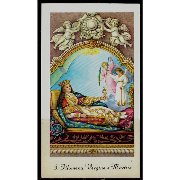 SANTINO (HOLY CARD) S. Filomena Vergine e Martire ediz. EGIM n° 237