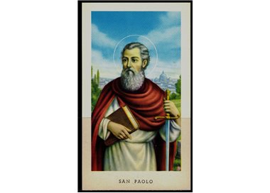SANTINO (HOLY CARD) San Paolo ed. EGIM n° 244