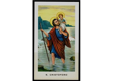 SANTINO (HOLY CARD) S. Cristoforo ediz. EGIM n° 259