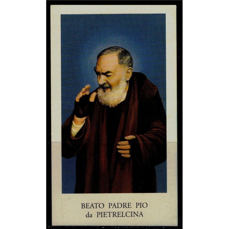 HOLY CARD Blessed Padre Pio of Pietrelcina, EGIM edition no. 315