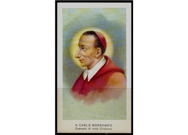 SANTINO (HOLY CARD) S. Carlo Borromeo ediz. EGIM n° 55