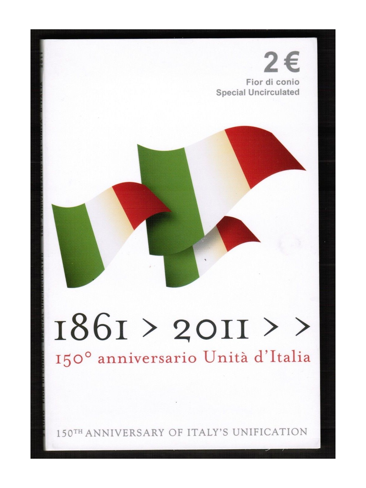 ITALY 2011 - 150th Anniversary of the Unification of Italy 2 euro commemorative FDC