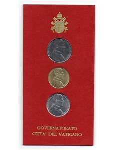 VATICANO 1988 Governatorato Città del Vaticano, 3 monete FDC