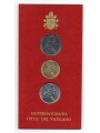VATICANO 1988 Governatorato Città del Vaticano, 3 monete FDC