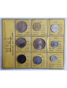 ITALIA 1970 Serie Divisionale 9 Monete FDC